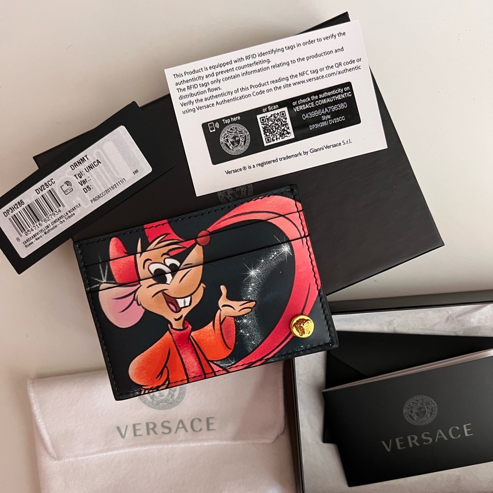 Versace x Disney Cinderella cardholder
